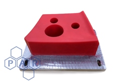 Polyurethane to Metal Casting - Rounded