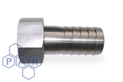 Stainless Steel Flat Faced Female BSP x Coned Hose Tail