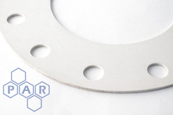Abrasion Resistant Rubber Gaskets - White Food Quality