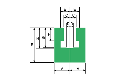 GL1B Dimensional Drawing (Two Part)