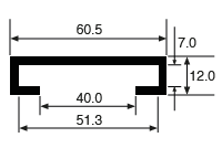 WS-A117BK Dimensional Drawing