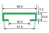 WS-A117GN Dimensional Drawing