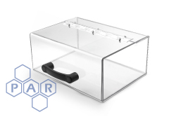 Acrylic Case With Handles & Hinges