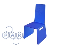 Blue Acrylic Chair