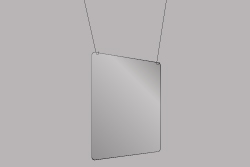 Hanging Plastic Screen - 615x615