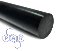 1/8 Diameter 4 Length Opaque Black Meets ASTM D5989/UL94V2 Nylon 6/6 Round Rod 