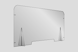 Free Standing Modular Plastic Screen