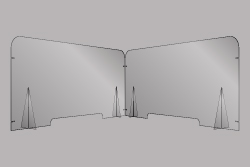 Plastic Screen - Right Angle Configuration