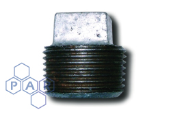 Galvanised Malleable Iron Male BSPT Plug