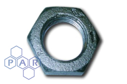 Malleable Iron Hexagon Back Nut Black