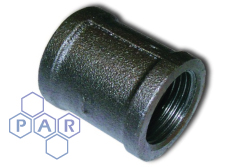 Malleable Iron Female Socket Black BSPP