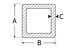 GRP Box Section Profile