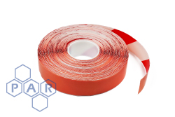Red/White (Hazard) Aisle Marking Tape