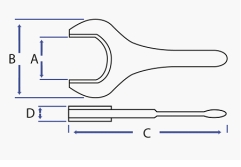 IDF Spanner - Dimensional Drawing