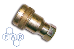 ISO A BSPP Coupling - Mild Steel Coupler