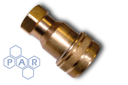 ISO B BSPP Coupling - Brass Coupler