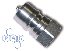 ISO B BSPP Coupling - 316 Stainless Steel Nipple