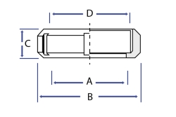 SMS Nuts - Dimensional Drawing