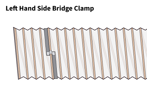 Left Hand Bridge Clamps