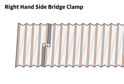 Right Hand Bridge Clamps