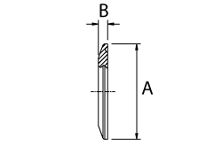 Tri-Clamp Blank - Dimensional Drawing