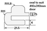 PAR20OV Brewery Door Seal