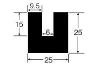 PEXT2525NIT - Dimensional Drawing