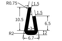 PEXT4163EPUV - Dimensional Drawing