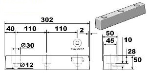 RB1222 - Dimensional Drawing