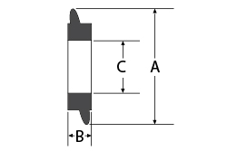 Idler Cleaning Rings - Dimensional Drawings