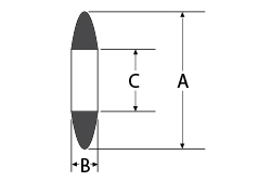 Idler Support Rings - Type A - Dimensional Drawing