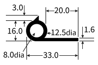 PEXT1307N - Dimensional Drawing