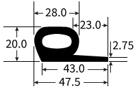 PEXT1511 - Dimensional Drawing