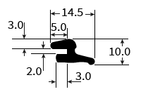 PEXT1499EP - Dimensional Drawing