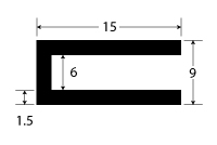 PEXT0070-6-RL - Dimensional Drawing