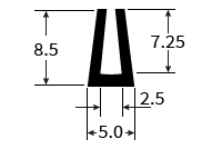 PEXT0892N - Dimensional Drawing