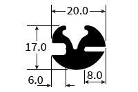 PEXT0634 Window Seal