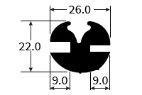 PEXT0769 Window Seal