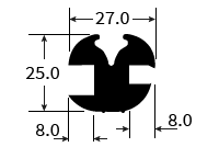 PEXT1196 Window Seal