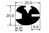 PEXT1251 Window Seal