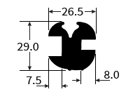 PEXT1252 Window Seal