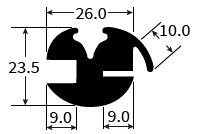 PEXT1724 Window Seal