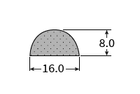 SPE003-16 Sponge Extrusion