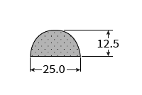 SPE003-25 Sponge Extrusion