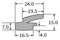 SPE088N Sponge Extrusion