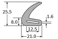 SPE097EP Sponge Extrusion