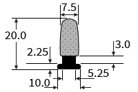 SPE108 Sponge Extrusion