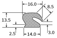 SPE116 Sponge Extrusion