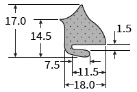 SPE125 Sponge Extrusion