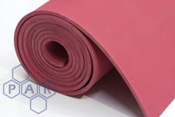 Abrasion Resistant Rubber Sheeting - Red
